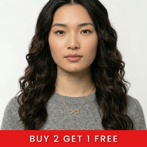14ct gold infinity necklace - infinity,