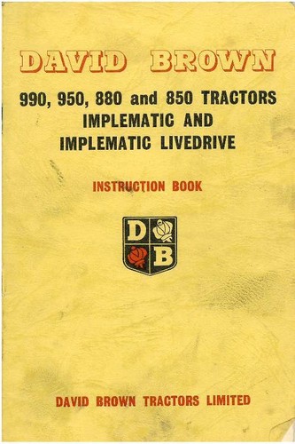 David brown tractor - brown,