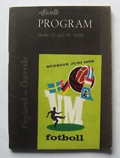 1958 World Cup AUSTRIA v