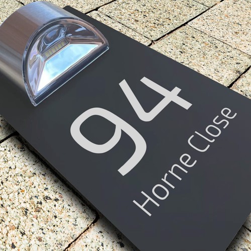 House number plaques - house,