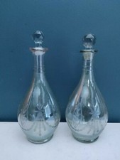 Pair of Vintage Glass Smoky