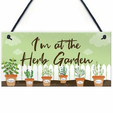 Novelty Garden Signs And