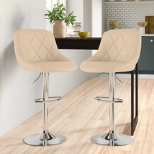Neo Bar Stools 2X Faux Leather