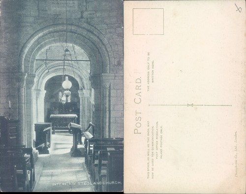 Interior studland church - interior,