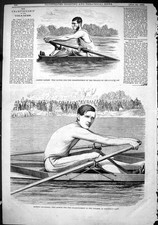 Old 1866 Joseph Sadler Rowing