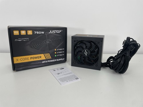 Justop black 750w psu - black,