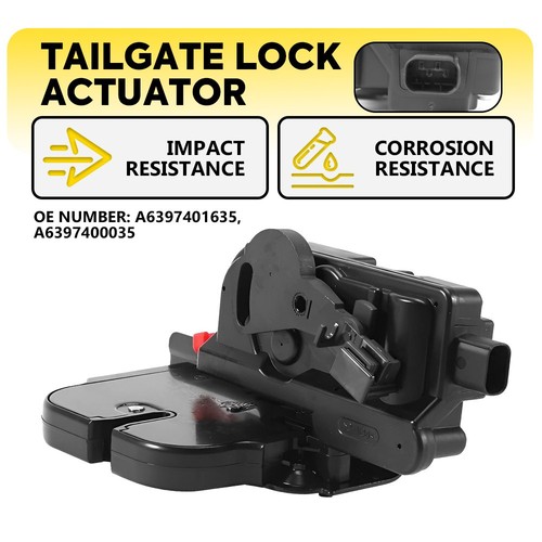 Rear tailgate lock fit - fit, for