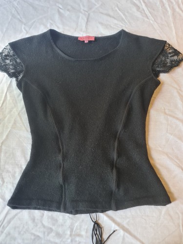 Vintage perla black wool - la,