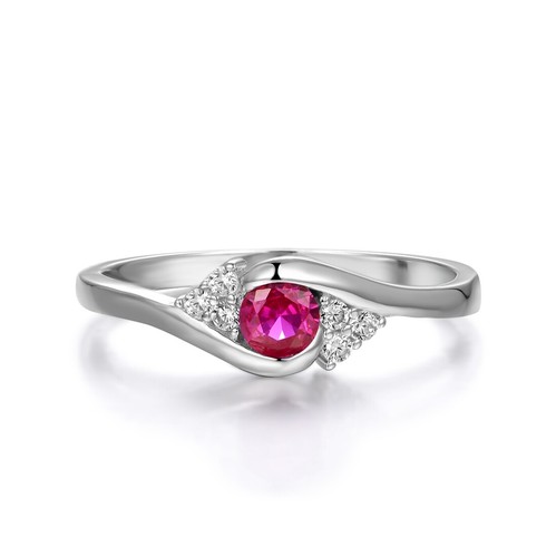 Ring solid sterling 925 - solid, silver