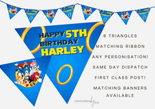 Personalised SONIC Birthday