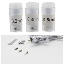 Airbrush Nozzle Tips 3 Pieces Fluid Nozzle 0.2/0.3/0.5mm Kit for Airbrush Needle
