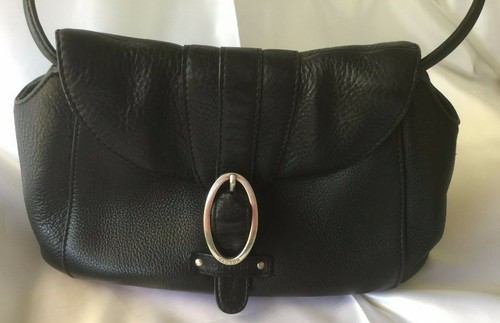 Vintage black leather - leather, oroton