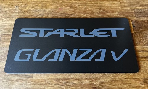 Starlet glanza show plate - glanza, v