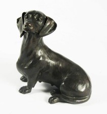 Dachshund Sitting Bronze