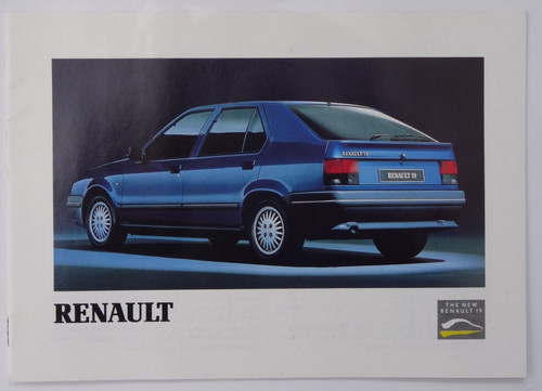 Renault range brochure 1989 - range,