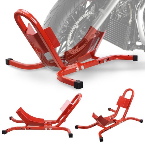 Front wheel chock motorbike - front,