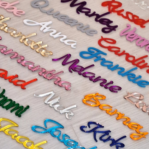 Personalised names tags - personalised,