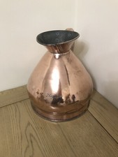 COPPER JUG LARGE 19th century Victorian  2 gallon measure jug RARE