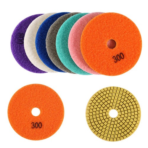 Piece polishing pads set for - 7-piece,