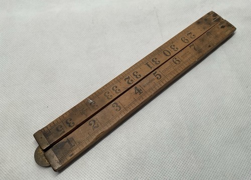 Antique vintage wooden brass - antique,