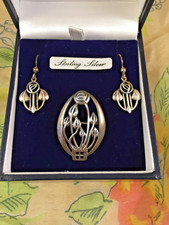 Sterling Silver Brooch and