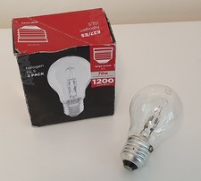 1 x ASDA dimmable 70w 1200 lumen Halogen warm white lightbulb ES/E27 screw cap