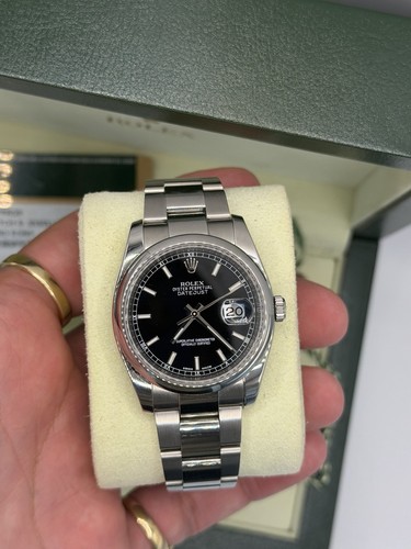 Rolex datejust 36mm black - rolex,