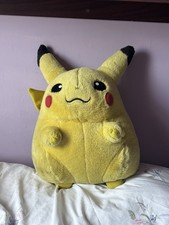 1999 Pokémon Pikachu Jumbo Plush Toy 16" Nintendo Hasbro TOMY Big Vintage