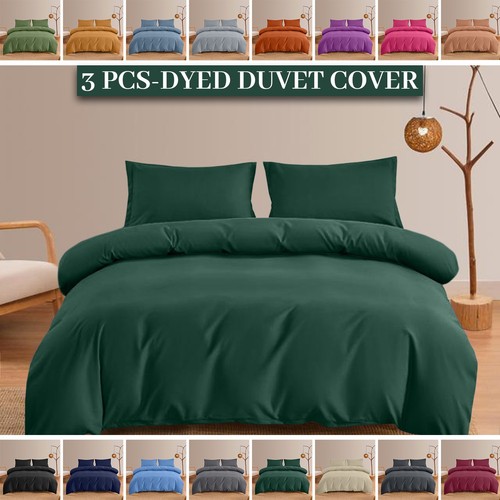 Plain duvet quilt cover with - quilt,