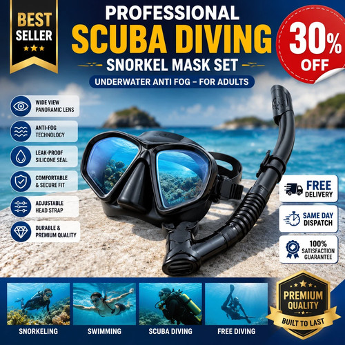Adult scuba diving snorkel - diving,