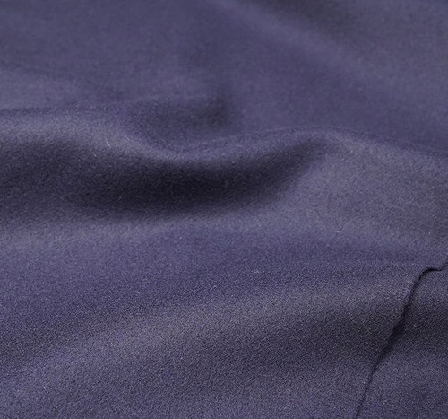 Moon melton wool fabric navy - melton,