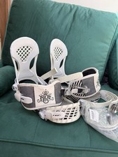 Ride White Snowboard Bindings
