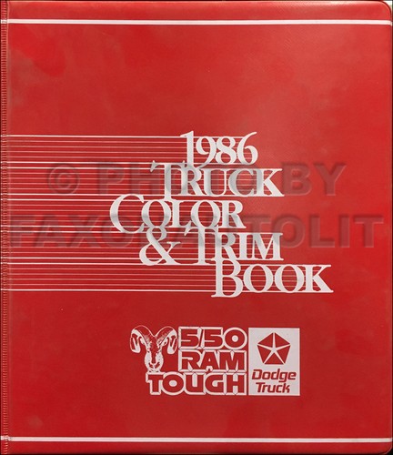 1986 dodge truck color - 1986,
