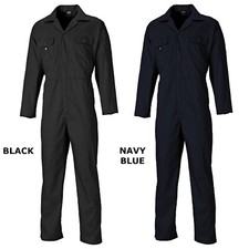 DICKIES REDHAWK Economy Stud Front Coverall -Navy Blue/Black - WD4819R (M,L,XL)