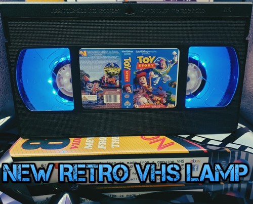 Retro vhs lamp toy - retro, story