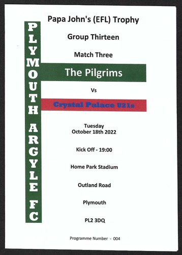 Plymouth argyle crystal - plymouth,