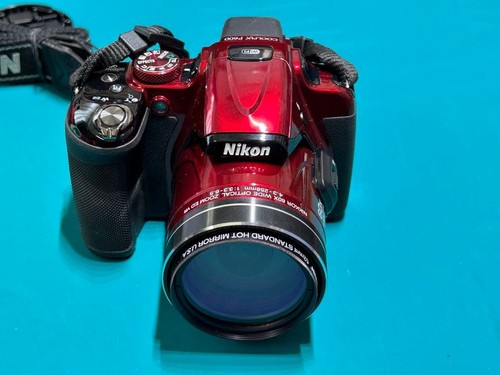 Nikon coolpix p600 red - red, 60x
