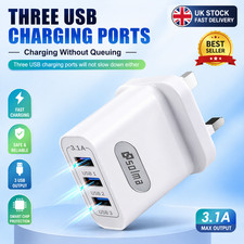 3 Multi-Port Fast Quick Charge
