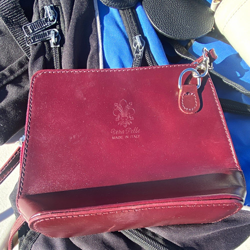 Vera pelle burgundy leather - vera,