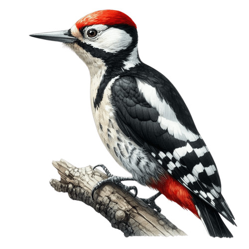 Spotted woodpecker vinyl - spotted,