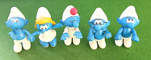 Smurf figures job - figures, lot
