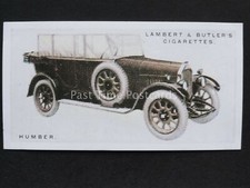 No.26 HUMBER LIGHT TOURING Motor Cars - 3rd Series REPRINT Lambert & Butler 1926