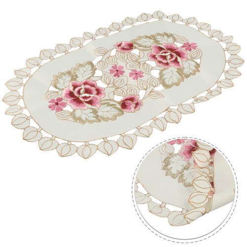 Set oval embroidered lace - set,