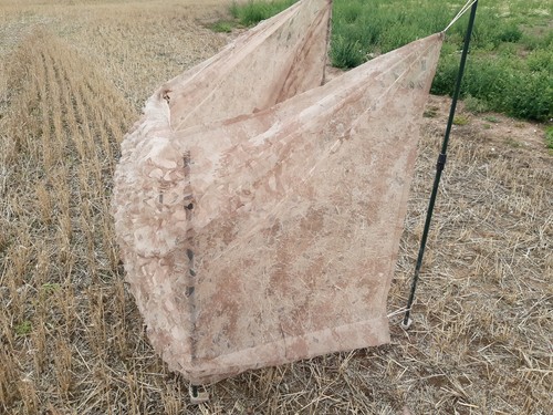 Hide net stubble - hide, by