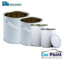 White Paint Tin & Lid 500ml -