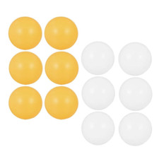 12 Pcs Ping Pong Table Tennis Balls White Balls White & Orange Balls