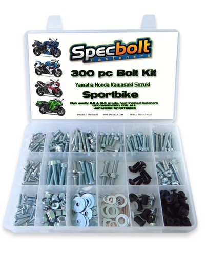 300pc bolt kit honda cbr - honda,