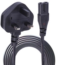 5m UK Mains Plug to C7 Lead
