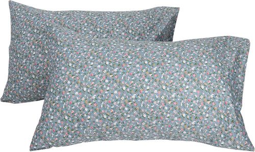 Green pillow cases set - green,