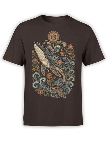 Paisley tide whale - paisley, t-shirt